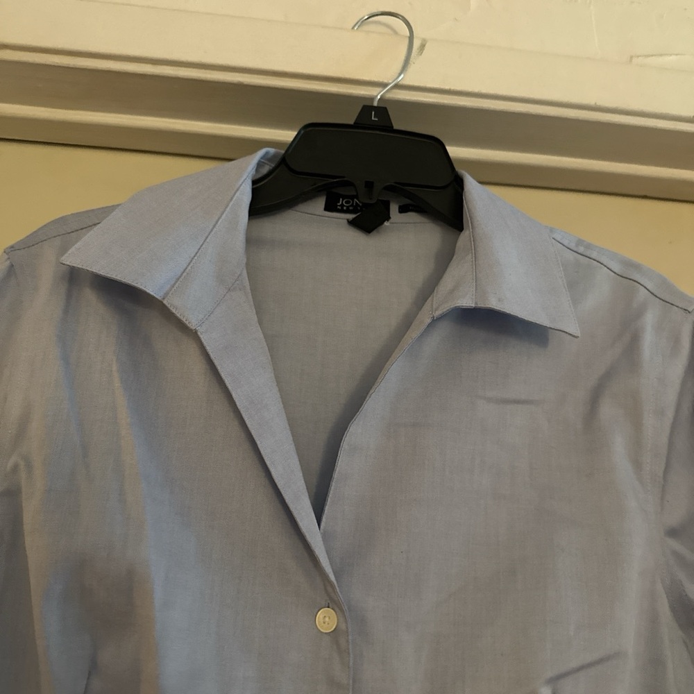 Jones New York Light Blue blouse.